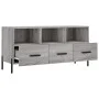 Sonoma gray engineered wood TV cabinet 102x36x50 cm by vidaXL, TV Furniture - Ref: Foro24-829050, Price: 65,10 €, Discount: %