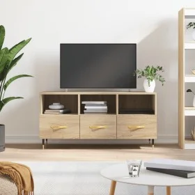 TV cabinet engineered wood Sonoma oak 102x36x50 cm by vidaXL, TV Furniture - Ref: Foro24-829015, Price: 63,09 €, Discount: %