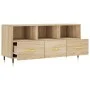 TV cabinet engineered wood Sonoma oak 102x36x50 cm by vidaXL, TV Furniture - Ref: Foro24-829015, Price: 63,09 €, Discount: %