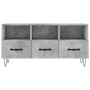 Betongrauer TV-Schrank aus Holzwerkstoff, 102 x 36 x 50 cm von vidaXL, TV-Möbel - Ref: Foro24-829032, Preis: 77,48 €, Rabatt: %