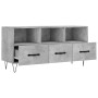 Betongrauer TV-Schrank aus Holzwerkstoff, 102 x 36 x 50 cm von vidaXL, TV-Möbel - Ref: Foro24-829032, Preis: 77,48 €, Rabatt: %