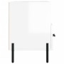 Glänzend weißer Sperrholz-TV-Schrank 80x36x50 cm von vidaXL, TV-Möbel - Ref: Foro24-828982, Preis: 63,42 €, Rabatt: %