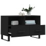 Sperrholz TV-Möbel schwarz 80x36x50 cm von vidaXL, TV-Möbel - Ref: Foro24-828997, Preis: 70,82 €, Rabatt: %