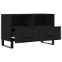 Sperrholz TV-Möbel schwarz 80x36x50 cm von vidaXL, TV-Möbel - Ref: Foro24-828997, Preis: 70,82 €, Rabatt: %