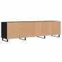 Mueble de TV madera contrachapada negro 150x30x44,5 cm de vidaXL, Muebles TV - Ref: Foro24-831301, Precio: 96,10 €, Descuento: %