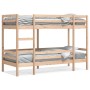 Litera de madera maciza de pino 75x190 cm
