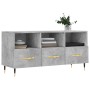 Mueble de TV madera de ingeniería gris hormigón 102x36x50 cm de vidaXL, Muebles TV - Ref: Foro24-829016, Precio: 63,72 €