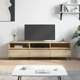 TV-Schrank aus Sonoma-Eichensperrholz, 150 x 30 x 44,5 cm von vidaXL, TV-Möbel - Ref: Foro24-831295, Preis: 101,39 €, Rabatt: %