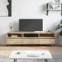 Sonoma oak plywood TV cabinet 150x30x44.5 cm by vidaXL, TV Furniture - Ref: Foro24-831295, Price: 101,26 €, Discount: %
