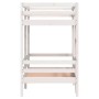 Litera de madera maciza de pino blanco 75x190 cm