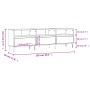 TV-Schrank aus Sonoma-Eichensperrholz, 150 x 30 x 44,5 cm von vidaXL, TV-Möbel - Ref: Foro24-831295, Preis: 94,94 €, Rabatt: %