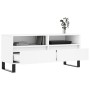 Sperrholz TV-Möbel weiß 100x34,5x44,5 cm von vidaXL, TV-Möbel - Ref: Foro24-831244, Preis: 81,69 €, Rabatt: %