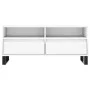 Sperrholz TV-Möbel weiß 100x34,5x44,5 cm von vidaXL, TV-Möbel - Ref: Foro24-831244, Preis: 80,66 €, Rabatt: %