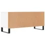Sperrholz TV-Möbel weiß 100x34,5x44,5 cm von vidaXL, TV-Möbel - Ref: Foro24-831244, Preis: 80,66 €, Rabatt: %
