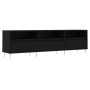 Mueble de TV madera contrachapada negro 150x30x44,5 cm de vidaXL, Muebles TV - Ref: Foro24-831269, Precio: 89,41 €, Descuento: %