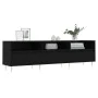 Mueble de TV madera contrachapada negro 150x30x44,5 cm de vidaXL, Muebles TV - Ref: Foro24-831269, Precio: 88,34 €, Descuento: %