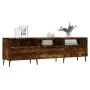 Mueble de TV madera contrachapada roble ahumado 150x30x44,5 cm de vidaXL, Muebles TV - Ref: Foro24-831297, Precio: 101,68 €, ...