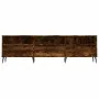 Mueble de TV madera contrachapada roble ahumado 150x30x44,5 cm de vidaXL, Muebles TV - Ref: Foro24-831297, Precio: 101,68 €, ...