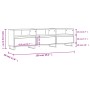 Hochglanzweißer TV-Schrank aus Sperrholz, 150 x 30 x 44,5 cm von vidaXL, TV-Möbel - Ref: Foro24-831302, Preis: 127,20 €, Raba...