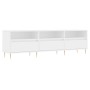 Weißer TV-Schrank aus Sperrholz, 150 x 30 x 44,5 cm von vidaXL, TV-Möbel - Ref: Foro24-831268, Preis: 85,46 €, Rabatt: %