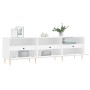 Weißer TV-Schrank aus Sperrholz, 150 x 30 x 44,5 cm von vidaXL, TV-Möbel - Ref: Foro24-831268, Preis: 85,46 €, Rabatt: %