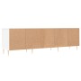 Weißer TV-Schrank aus Sperrholz, 150 x 30 x 44,5 cm von vidaXL, TV-Möbel - Ref: Foro24-831268, Preis: 85,46 €, Rabatt: %