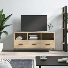 TV cabinet engineered wood Sonoma oak 102x36x50 cm by vidaXL, TV Furniture - Ref: Foro24-829055, Price: 80,97 €, Discount: %