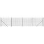 Cerca de alambre con brida gris antracita 1,4x10 m