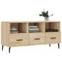 Mueble de TV madera de ingeniería roble Sonoma 102x36x50 cm de vidaXL, Muebles TV - Ref: Foro24-829055, Precio: 80,97 €, Desc...