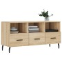 Mueble de TV madera de ingeniería roble Sonoma 102x36x50 cm de vidaXL, Muebles TV - Ref: Foro24-829055, Precio: 81,86 €, Desc...