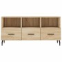 Mueble de TV madera de ingeniería roble Sonoma 102x36x50 cm de vidaXL, Muebles TV - Ref: Foro24-829055, Precio: 81,86 €, Desc...