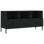 Schwarzer TV-Schrank aus Holzwerkstoff, 102 x 36 x 50 cm von vidaXL, TV-Möbel - Ref: Foro24-829045, Preis: 76,16 €, Rabatt: %