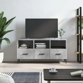 Holzwerkstoff TV-Möbel Beton grau 102x36x50 cm von vidaXL, TV-Möbel - Ref: Foro24-829056, Preis: 80,59 €, Rabatt: %