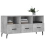 Holzwerkstoff TV-Möbel Beton grau 102x36x50 cm von vidaXL, TV-Möbel - Ref: Foro24-829056, Preis: 81,60 €, Rabatt: %