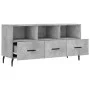 Engineered wood TV stand in concrete gray, 102x36x50 cm by vidaXL, TV Furniture - Ref: Foro24-829056, Price: 80,59 €, Discoun...