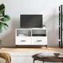 Sperrholz TV-Möbel glänzend weiß 80x36x50 cm von vidaXL, TV-Möbel - Ref: Foro24-828974, Preis: 72,32 €, Rabatt: %