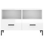 Sperrholz TV-Möbel glänzend weiß 80x36x50 cm von vidaXL, TV-Möbel - Ref: Foro24-828974, Preis: 73,22 €, Rabatt: %