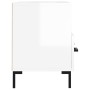 Sperrholz TV-Möbel glänzend weiß 80x36x50 cm von vidaXL, TV-Möbel - Ref: Foro24-828974, Preis: 73,22 €, Rabatt: %