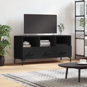 Engineered wood TV stand in black, 102x36x50 cm by vidaXL, TV Furniture - Ref: Foro24-829037, Price: 84,34 €, Discount: %