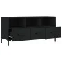 TV-Möbel aus schwarzem Holzwerkstoff 102x36x50 cm von vidaXL, TV-Möbel - Ref: Foro24-829037, Preis: 84,34 €, Rabatt: %