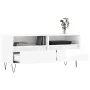 Sperrholz TV-Möbel glänzend weiß 100x34,5x44,5cm von vidaXL, TV-Möbel - Ref: Foro24-831238, Preis: 77,48 €, Rabatt: %