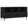 Schwarzer TV-Schrank aus Holzwerkstoff, 102 x 36 x 50 cm von vidaXL, TV-Möbel - Ref: Foro24-829053, Preis: 84,48 €, Rabatt: %