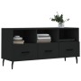 Schwarzer TV-Schrank aus Holzwerkstoff, 102 x 36 x 50 cm von vidaXL, TV-Möbel - Ref: Foro24-829053, Preis: 84,48 €, Rabatt: %