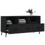 Black engineered wood TV cabinet 102x36x50 cm by vidaXL, TV Furniture - Ref: Foro24-829053, Price: 83,47 €, Discount: %