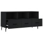 Schwarzer TV-Schrank aus Holzwerkstoff, 102 x 36 x 50 cm von vidaXL, TV-Möbel - Ref: Foro24-829053, Preis: 84,48 €, Rabatt: %