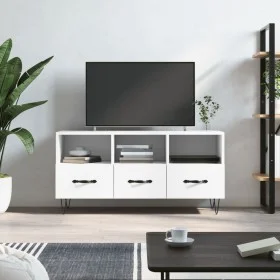 Holzwerkstoff TV-Möbel weiß 102x36x50 cm von vidaXL, TV-Möbel - Ref: Foro24-829028, Preis: 58,31 €, Rabatt: %
