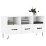 Mueble de TV madera de ingeniería blanco 102x36x50 cm de vidaXL, Muebles TV - Ref: Foro24-829028, Precio: 58,83 €, Descuento: %