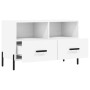 Weißer TV-Schrank aus Sperrholz, 80 x 36 x 50 cm von vidaXL, TV-Möbel - Ref: Foro24-828980, Preis: 53,08 €, Rabatt: %