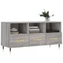 Sonoma gray engineered wood TV cabinet 102x36x50 cm by vidaXL, TV Furniture - Ref: Foro24-829018, Price: 58,72 €, Discount: %