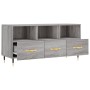 Sonoma grauer TV-Schrank aus Holzwerkstoff, 102 x 36 x 50 cm von vidaXL, TV-Möbel - Ref: Foro24-829018, Preis: 59,23 €, Rabat...
